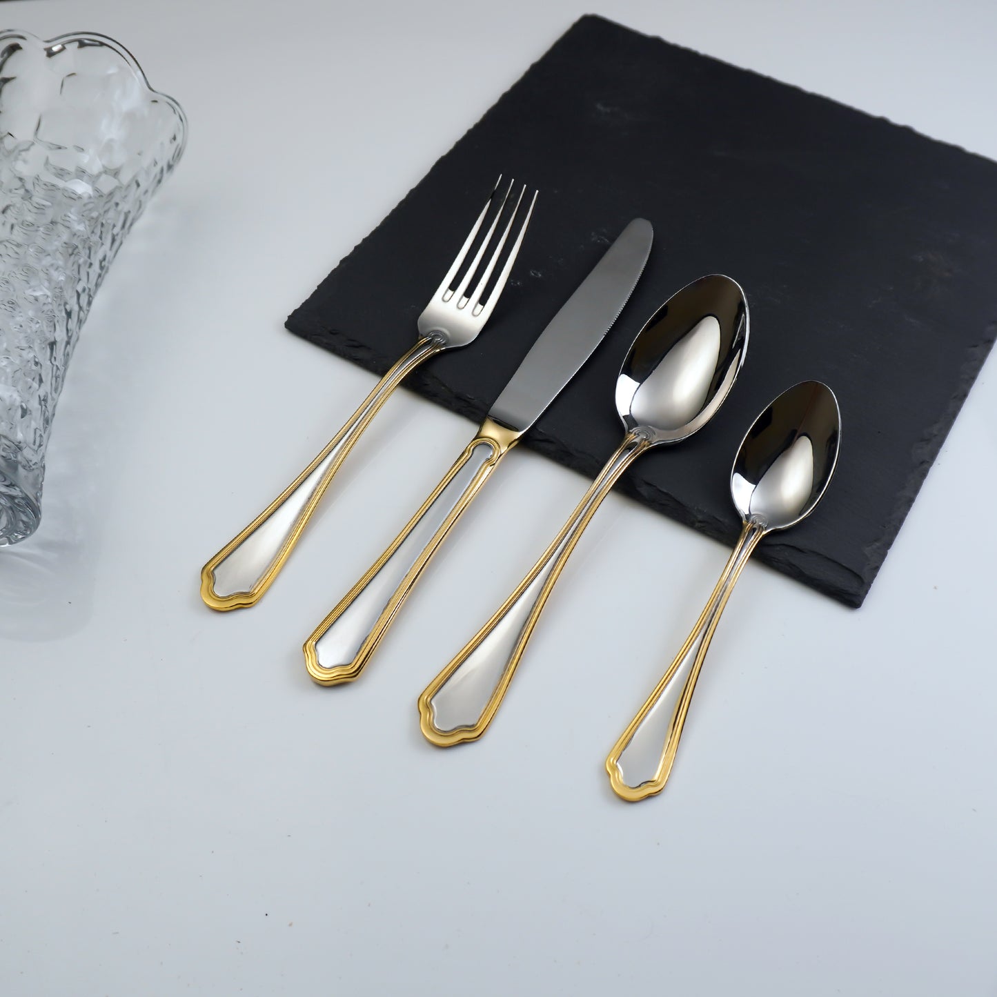 Lucente Gold Cutlery Set