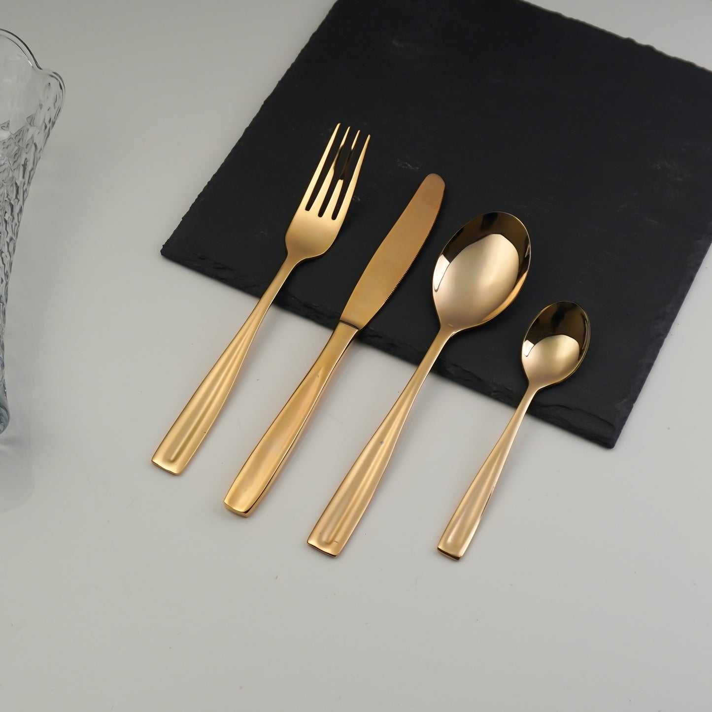 Lunaro Gold Cutlery Set