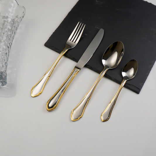 Rialto Gold Cutlery Set