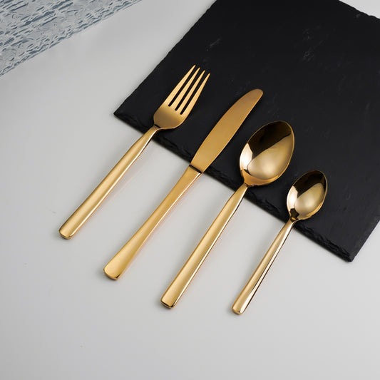 Aurelio Gold Cutlery Set