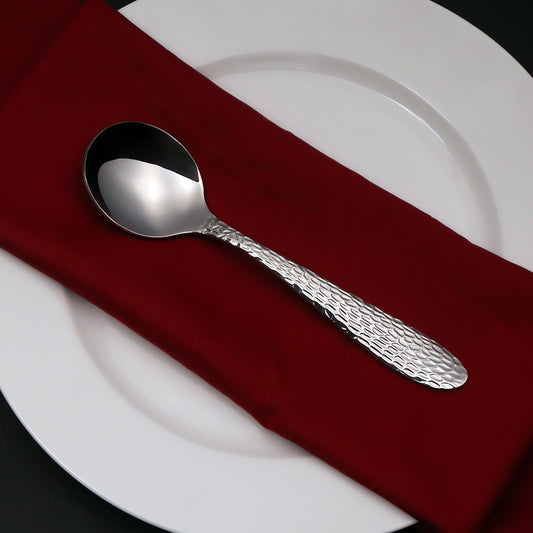 Hammered Soup Spoon